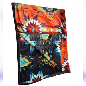 Colorful Geometric Pattern Blanket